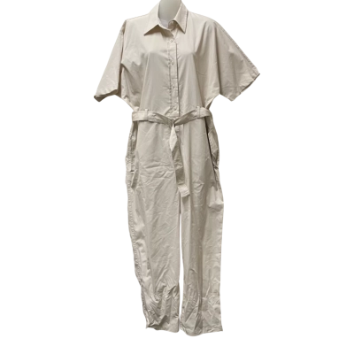 Unison Jumpsuit Womens  Size 12 Natural 