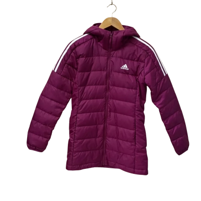 Adidas Womens Size XS Down Jacket in Berry Red 