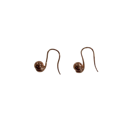 Mimco Thread Earrings Rose Gold 
