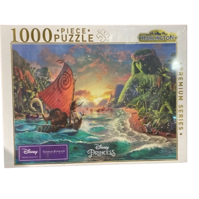 1000pc Harlington Thomas Kinkade Disney Moana Puzzle 