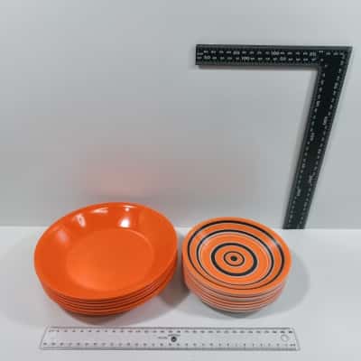 14pcs Europa Bessemer Orange Dinner Set 