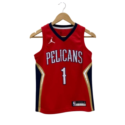 NBA Mens  Size S  Basketball Jersey Red Pelicans #1 Williamson