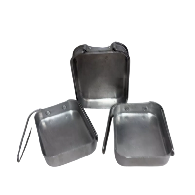 3 x Aluminium mess tin set 