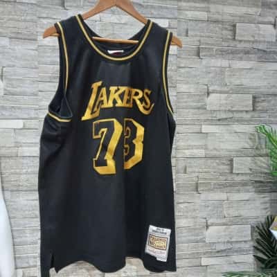 Mitchell & Ness Lakers Mens Size XXL Jersey Black  