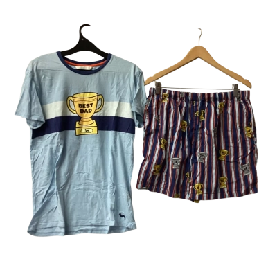 Peter Alexander Mens cotton pyjamas   Size L J