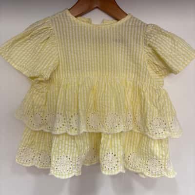 Seed Girls Size 2 Summer Set of 2 Top & Shorts 