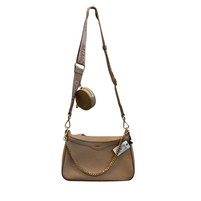 New - Mimco Womens Jett Pochette Crossbody Bag Almond