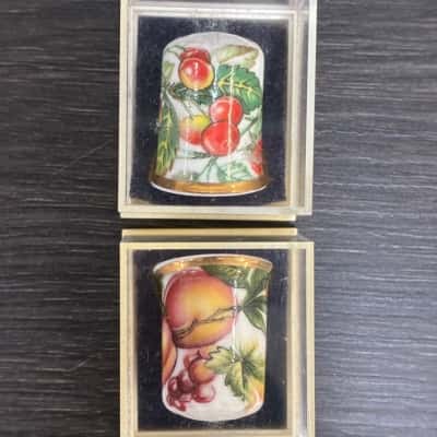 Staffordshire Fine Bone China Thimbles