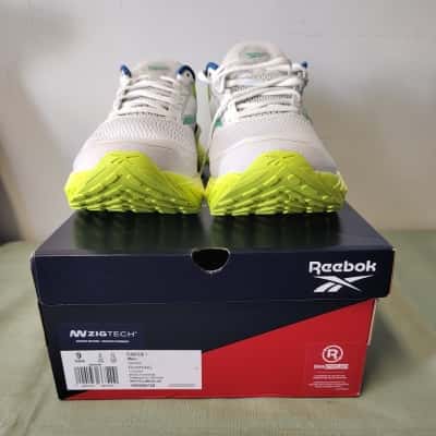 Reebok Floatzig 1 White Lime Blue Men Road Running Jogging Shoes US 9 