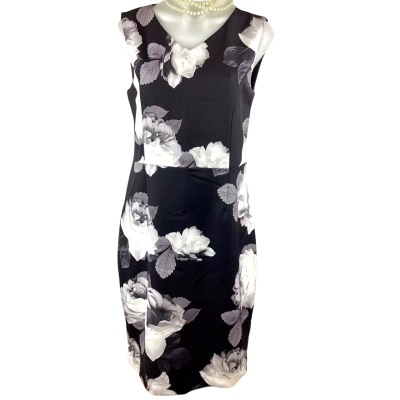 Liz Jordan Womens  Size 10 Casual Dress Black  