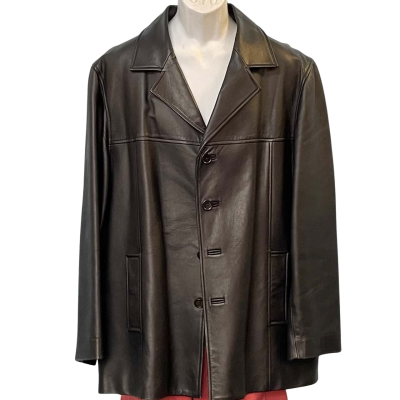 FSB Mens Size XL Front Zipper Black  