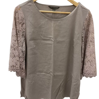 Liz Jordan Womens  Size 12 3/4 Sleeve mauve  Top Other 