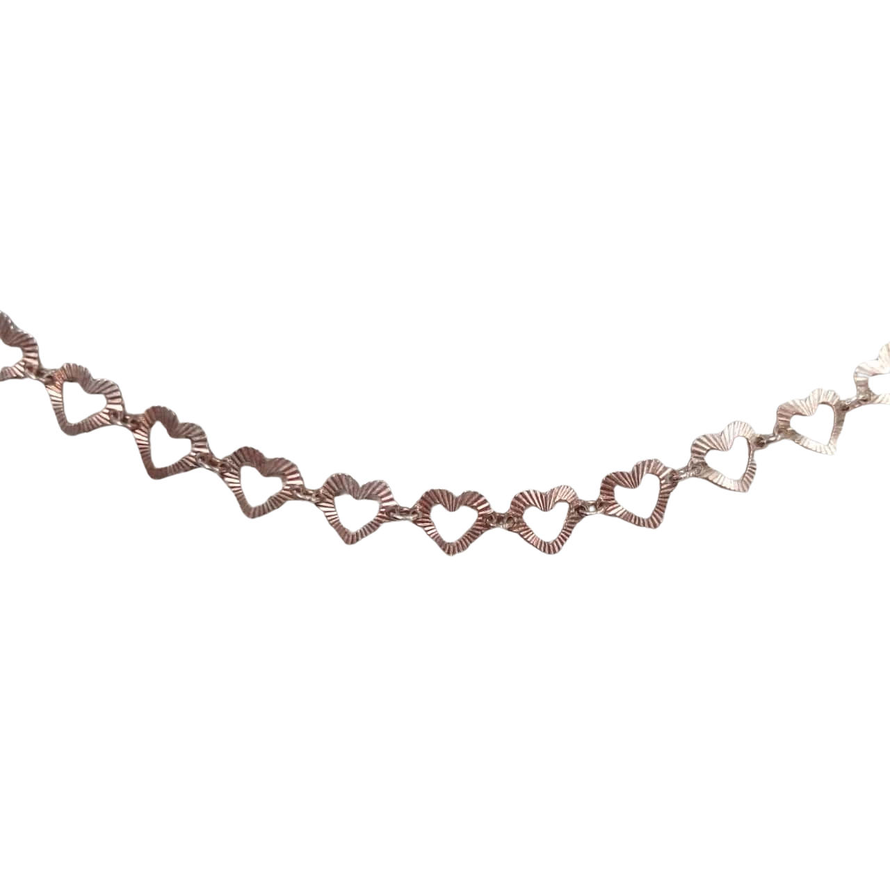 Women's Silver Heart Chain Necklace (s)