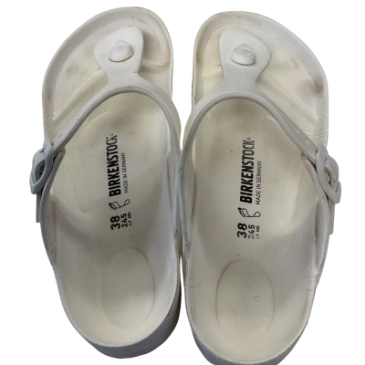 Birkenstock Womens  Size 38 Sandals White 