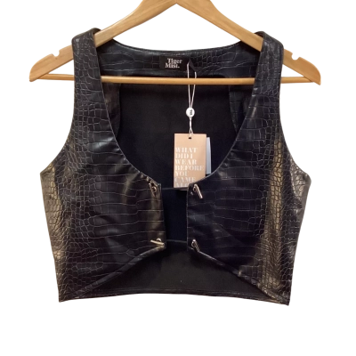 Tiger Mist Womens Vest Size XL Black  