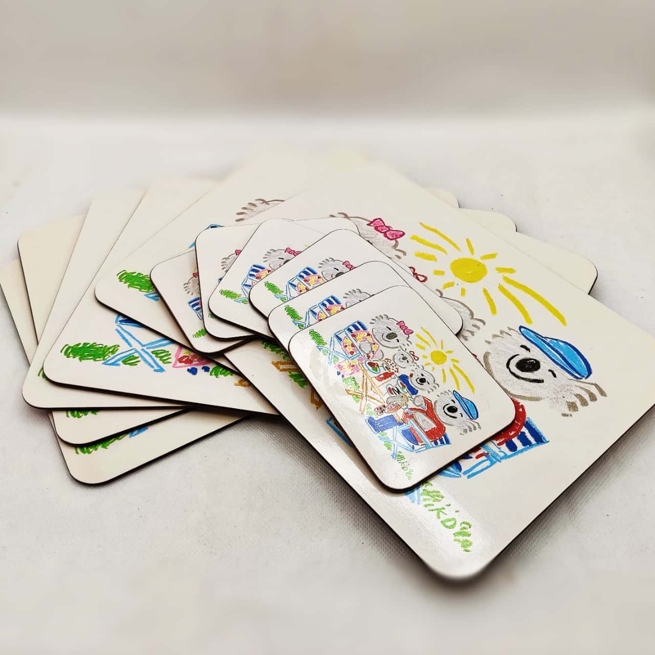 Ken Done Coaster And Place Mat Set - Six Place Mats & Six Coasters