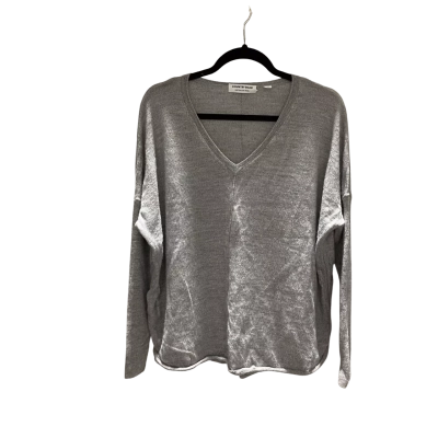 Country Road Womens  Size M V-Neck Wool Jumper Grey 