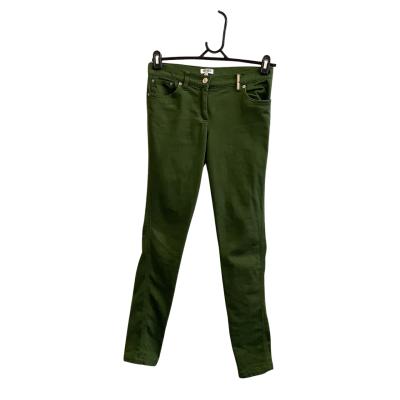 Kenzo Women's Size 34 Skinny Leg Pants Green 