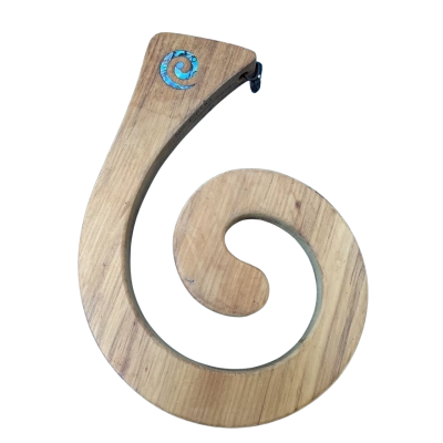Rimu Wooden Tablemat with Paua Shell Inlay 