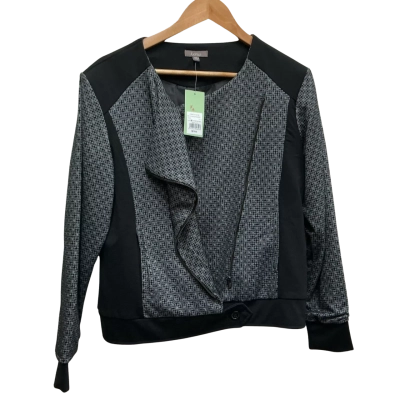 Katies Womens  Size M Black  / White jacket RRP $79.95