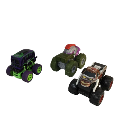 Monster Trucks x 3 as pictured