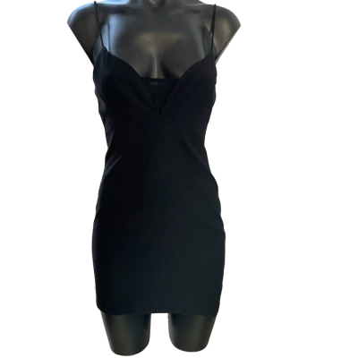 White Fox Womens  Size M Mini Dress Black  