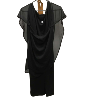  BNWT Liz Jordan Black Dress Size 18