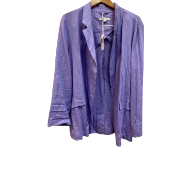 Grace linen Womens  Size XL Purple jacket