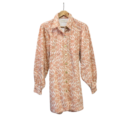 Kivari Womens  Size 10 Shirt Dress Peach RRP $329