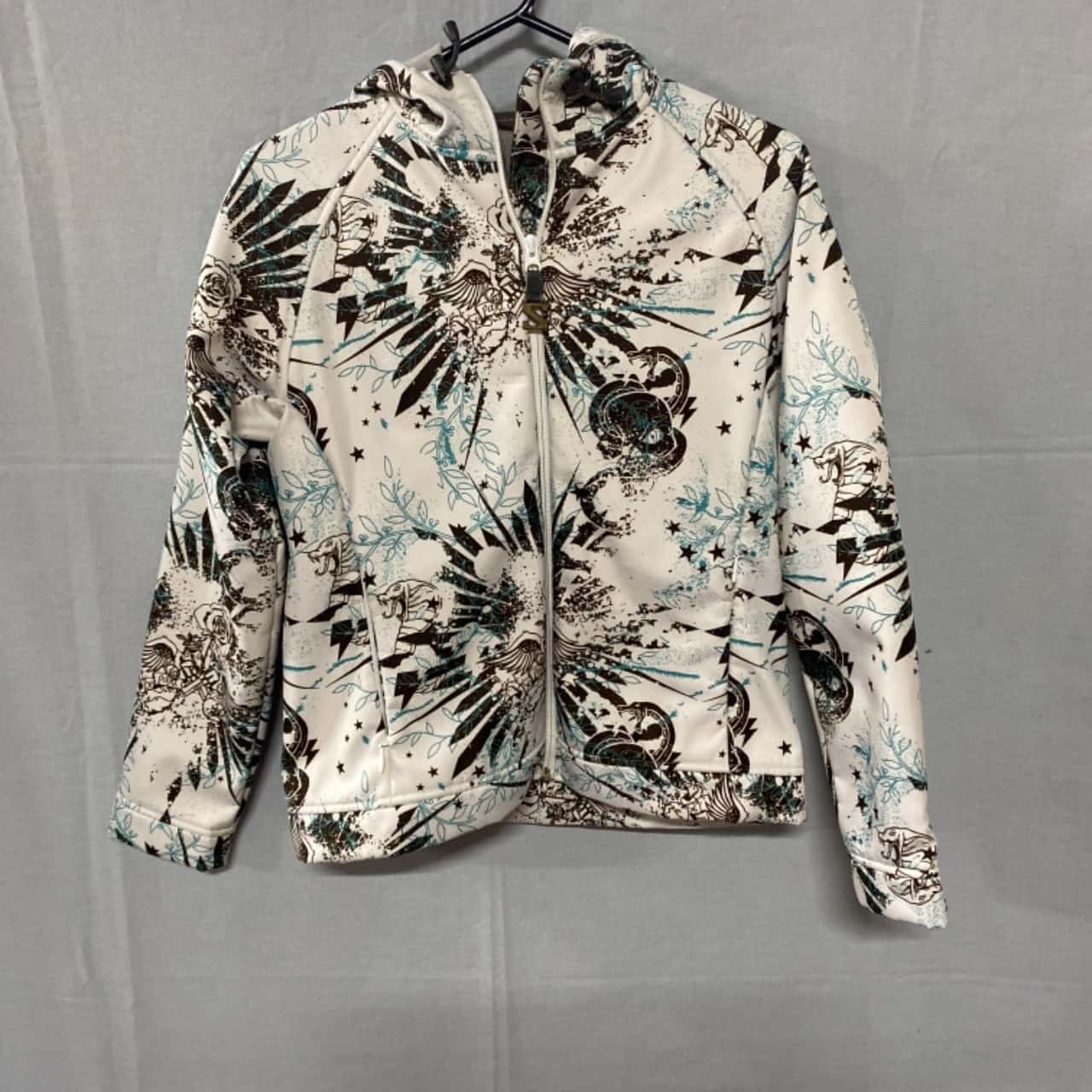 Vintage Salomon Zip Up Waterproof Jacket Womens Size S