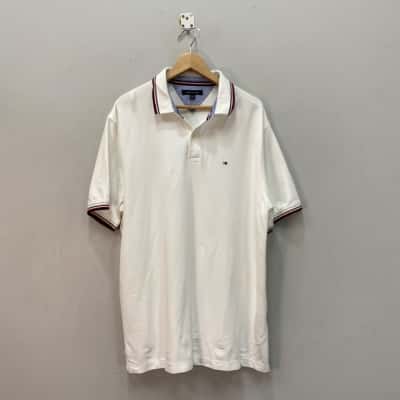 Tommy Hilfiger Mens  Size XXL Polo Shirt White 