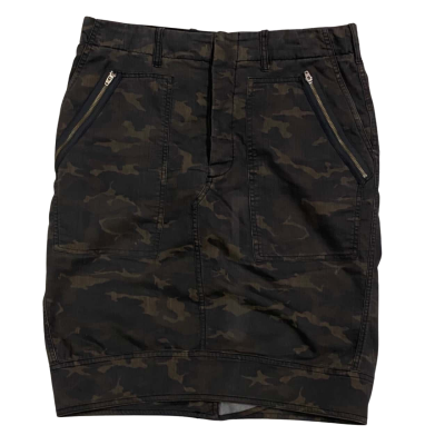 Scanlan Theodore, Size 12 Brown Camouflage Skirt
