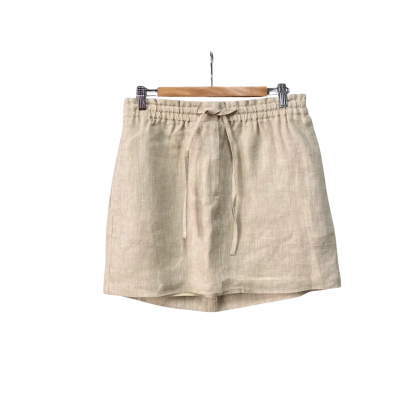 Country Road Womens  Size 10 Linen Mini Skirt Beige 