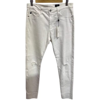 Adriano Goldschmied Womens Size 30R Farrah Skinny Ankle Jeans White 