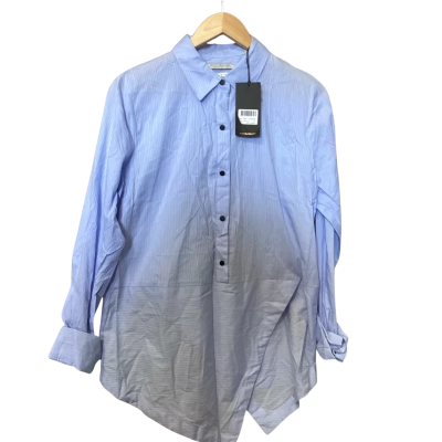 Scotch & Soda Womens  Size L Button Up Top Blue 