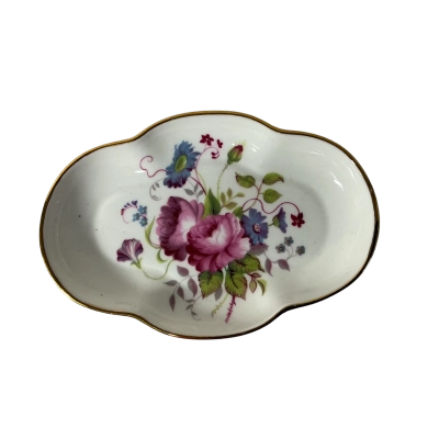 Coalport "Shrewsbury" Floral Pattern Small Bone China Trinket Dish