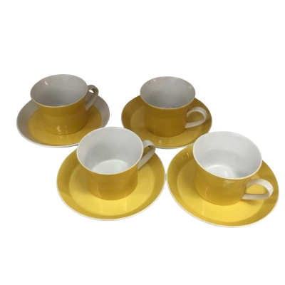 Vintage Mikasa Duplex Cups and Saucers as pictured 70’s 