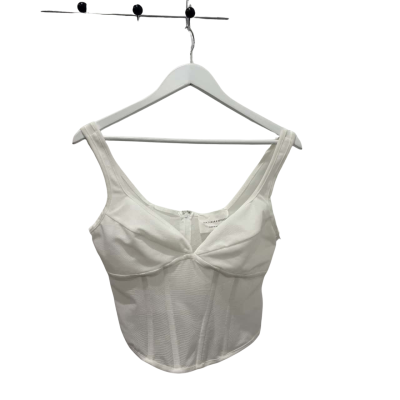 NEW Viktoria & Woods Womens  Size 3 V-Neck Top White 