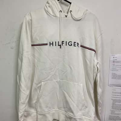Tommy Hilfiger Mens  Size M Hoodie White 