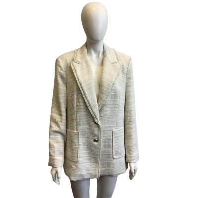Guess Women's Size AUS 12 Winter Coat Off White 