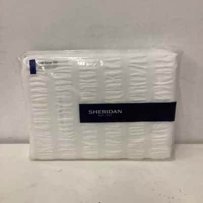 NEW - Sheridan Abelia Queen Quilt Cover Set White