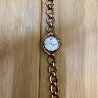 Swarovski Womens Rosegold circular watch