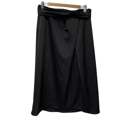 BNWT Veronika Maine Womens  Size 10 Maxi Skirt Black  / White 