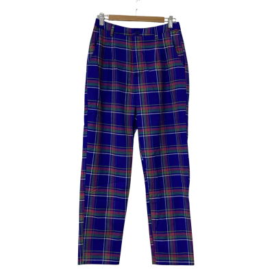 Black Friday Womens  Size 10 Ankle Length Pants Checked/Tartan BNWT