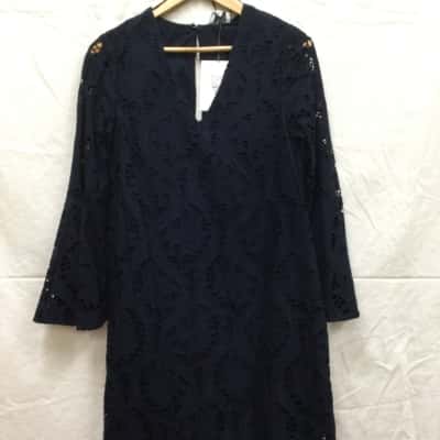 Witchery Womens Size 10 Navy Blue Dress RRP: $189.95