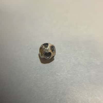 Pandora love heart/ meteorite charm 