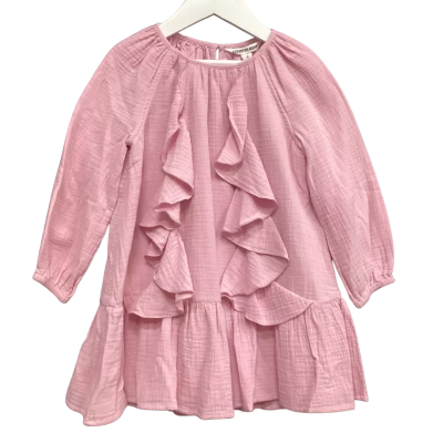 NEW - Country Road Kids  Size 2 Long Sleeve Dress Pink  