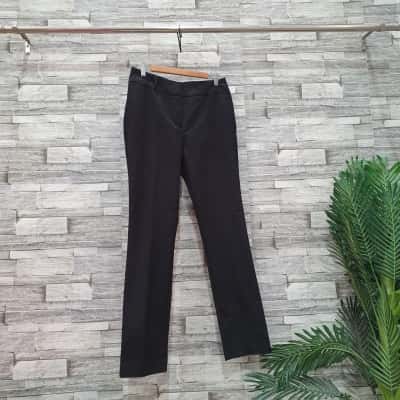 Jacqui-E Womens  Size 10 Straight Leg Pants Black  