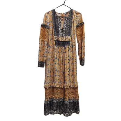 knee length dresses for ladies Boho Orange Midi Dress Zara
