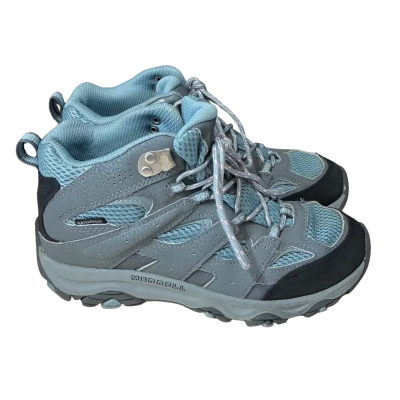 Merrell Kids Size 3 Hiking Boots Blue 